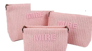 BG-1602L / BG-1602M / BG-1602S straw cosmetic bag