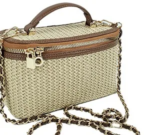 BG-3067A straw cosmetic bag
