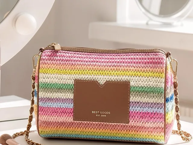BG-2801L / S · BG-I403 straw raffia cosmetic bag