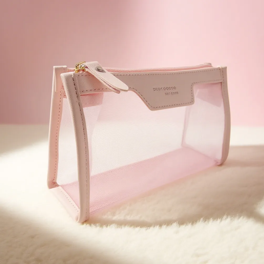 Custom Clear PVC & TPU Cosmetic Bags for Retail and Travel Programs