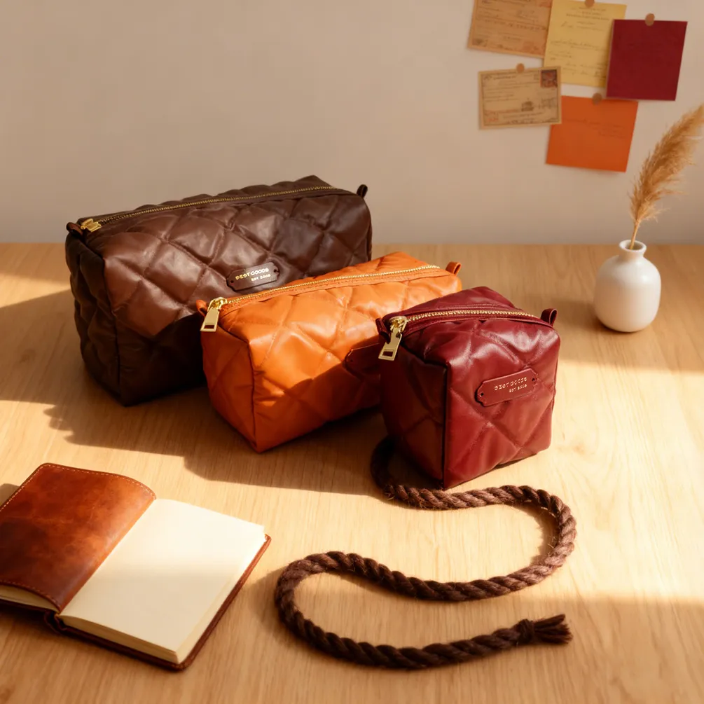 BG-2799 quilted cosmetic bag