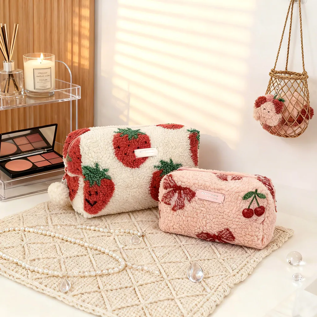 BG-VEL-036 terry cosmetic bag