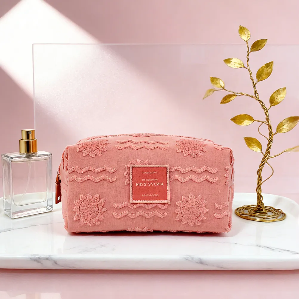 BG-VEL-037 terry cosmetic bag
